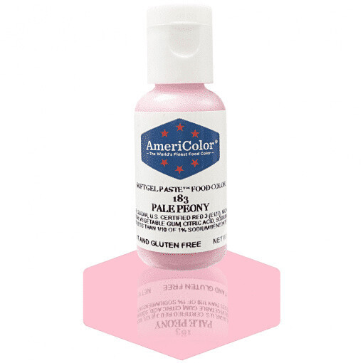 Americolor Gel Food Color Pale Peony .75oz