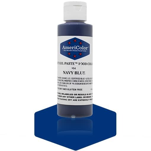 Americolor Gel Food Color Navy Blue 4.5oz
