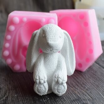 Silicone Mold Long Eared Rabbit