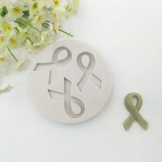 Silicone Mold Cancer Awareness Ribbon