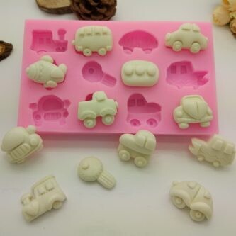 Silicone Mold Cartoons Toys Car