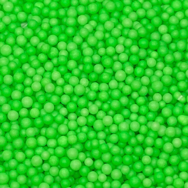GD Neon Green Pearls 4mm 3oz