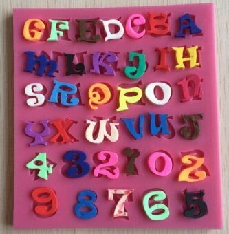 Silicone Mold Letter and Number