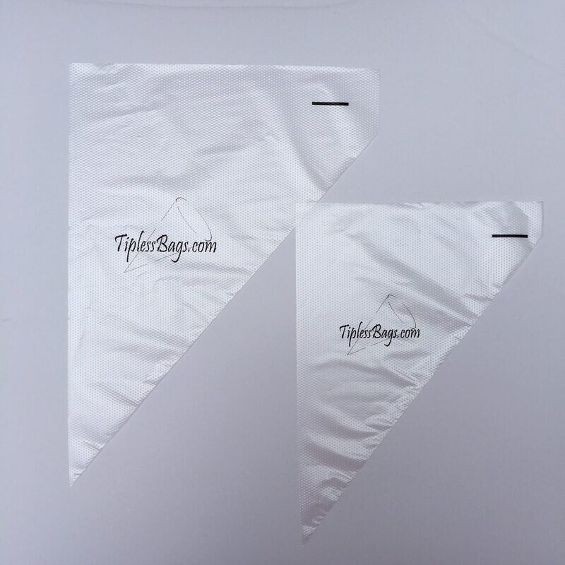GD Tipless Piping Bags 11.5&quot; 100 ct. 40  Microns (Textured  Large)