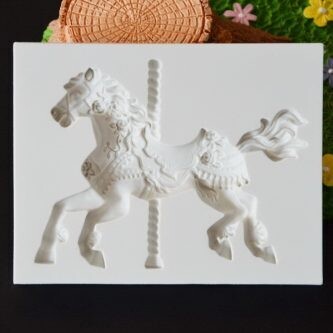 Silicone Mold Carousel Horse