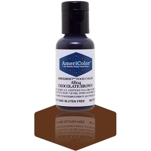 Americolor Airbrush Food Color Chocolate Brown  .65oz