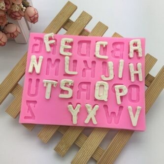 Silicone Mold Frozen Alphabet
