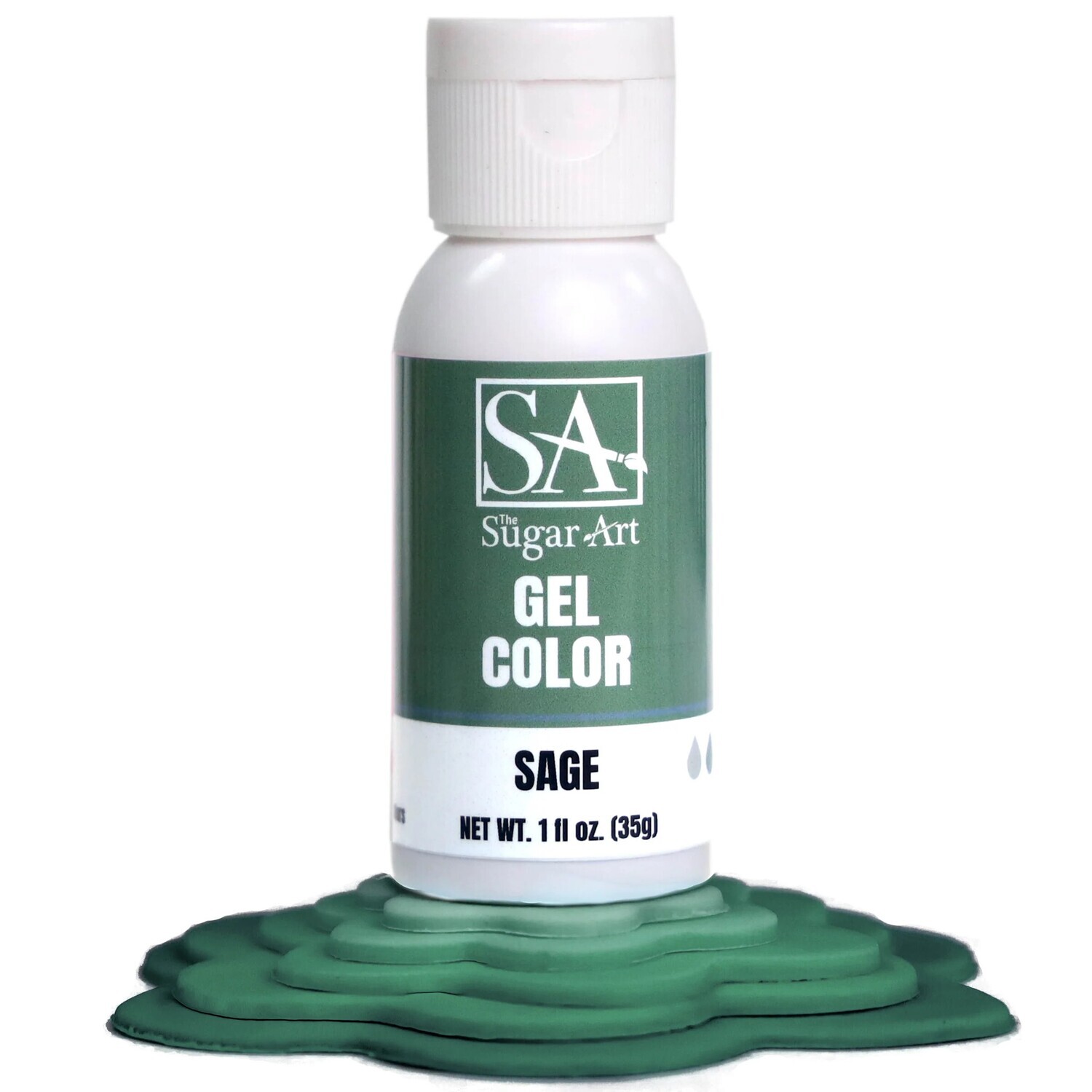 The Sugar Art Sage Gel 1oz