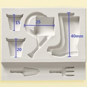 Silicone Mold Bucket &amp; Tools
