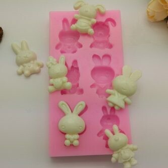 Silicone Mold Differents Rabbits