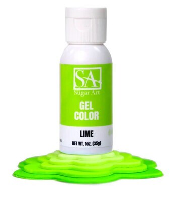 The Sugar Art Lime Gel 1oz