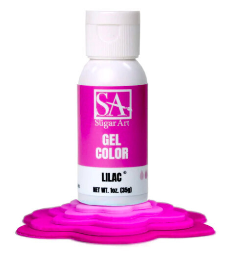 The Sugar Art Lilac Gel 1oz