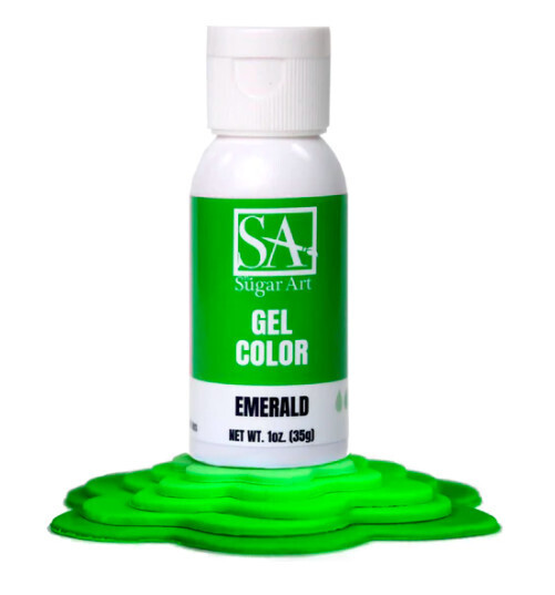 The Sugar Art Emerald Gel 1oz