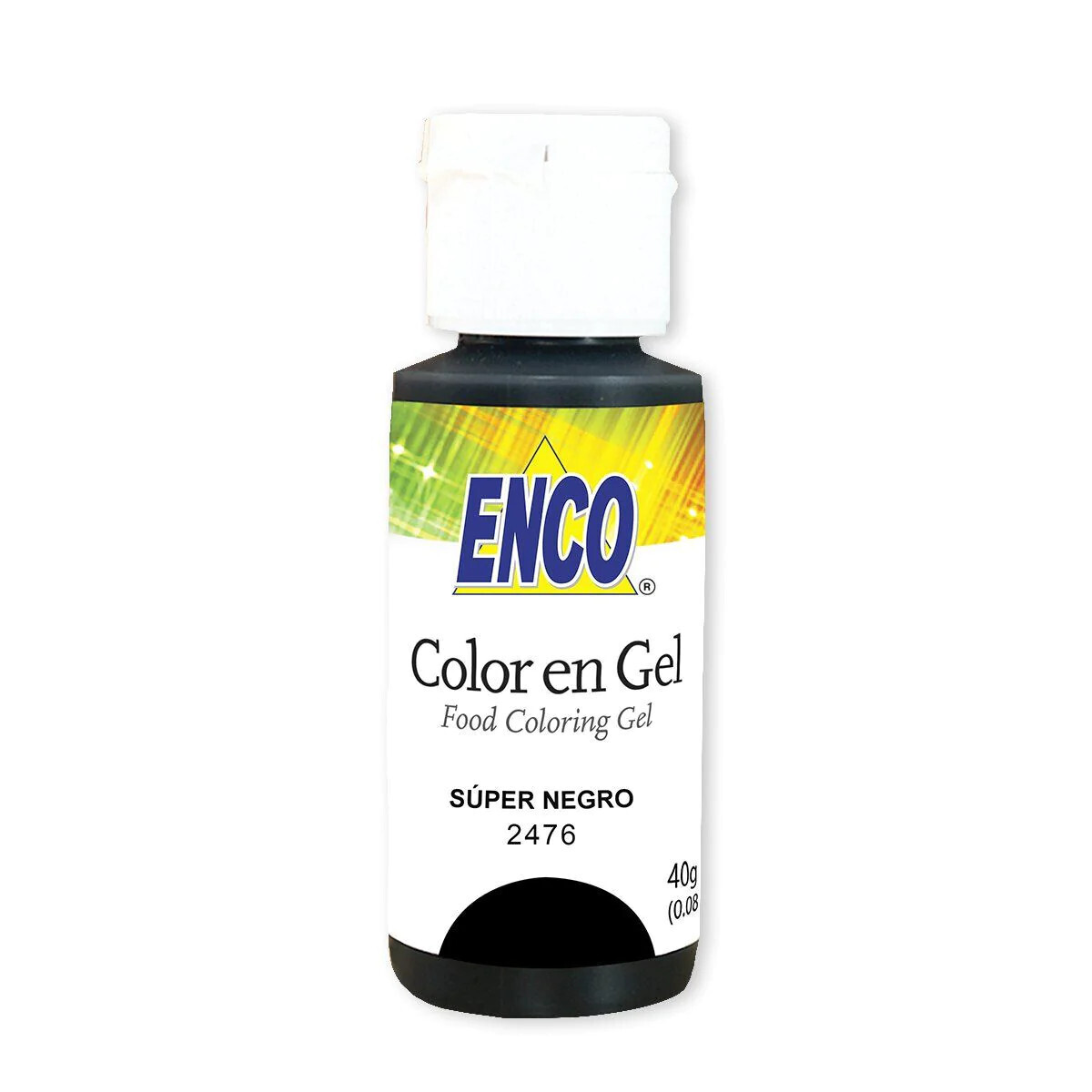 Enco Gel Color Super Black / Super Negro 1.4 oz