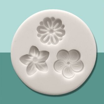 Silicone Mold Chocolate Biscuit Flower