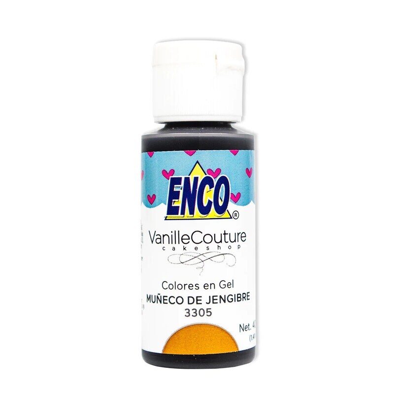 Enco Gel Color Gingerbread / Muñeco de Jengibre 1.4 oz
