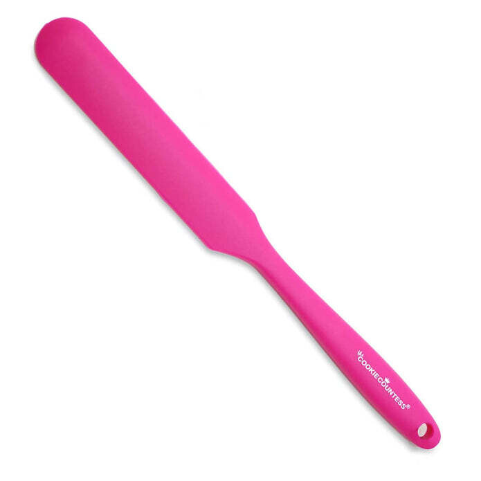 Cookie Countess Jar Spatula-Flat Silicone Spreader