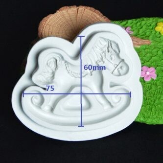 Silicone Mold Horse Rocking Chair