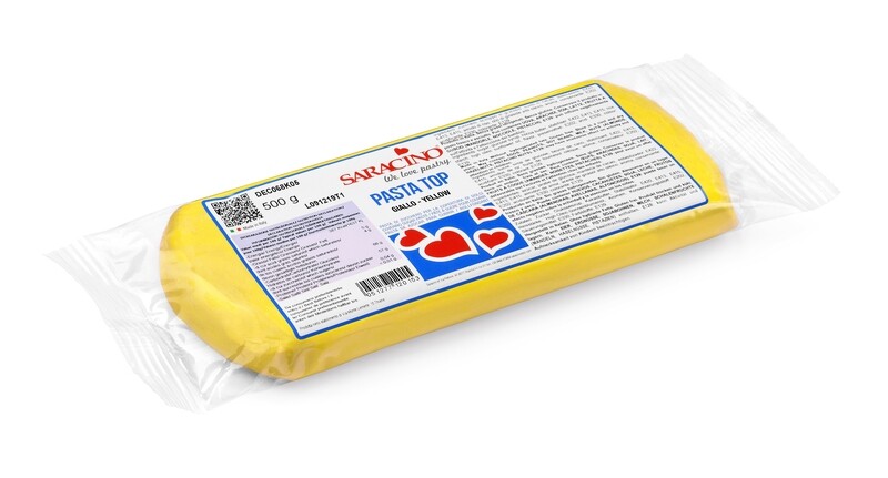 Saracino Fondant Yellow 500g (1.1 lbs)