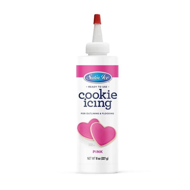 Satin ice Pink Cookie Icing - 8oz