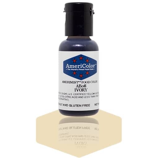 Americolor Airbrush Food Color Ivory .65oz