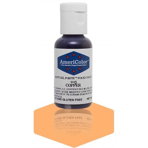 Americolor Gel Food Color Copper .75oz