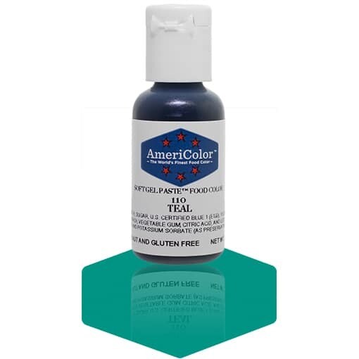 Americolor Gel Food Color Teal .75oz