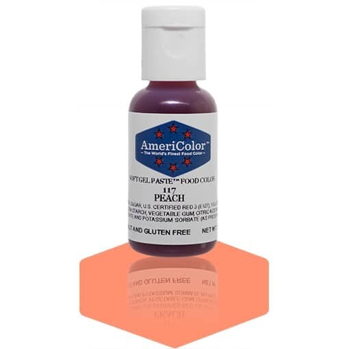 Americolor Gel Food Color Peach .75oz