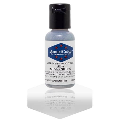 Americolor Airbrush Food Color Silver Sheen .65oz