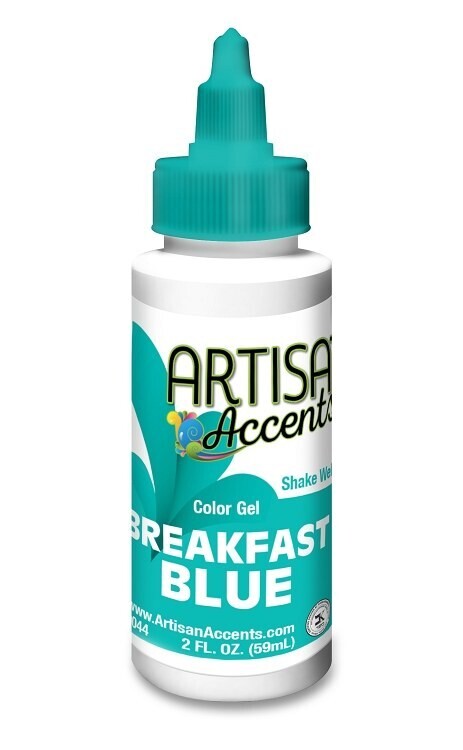 Artisan Gel Food Color Breakfast Blue 2oz