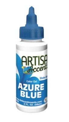 Artisan Gel Food Color Azure Blue 2oz