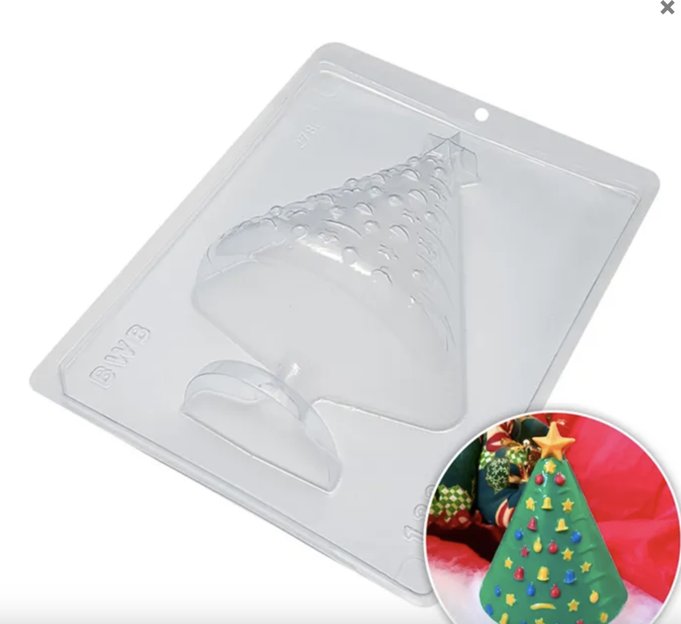 BWB Christmas Tree Breakable/ Piñata 3 Part Mold