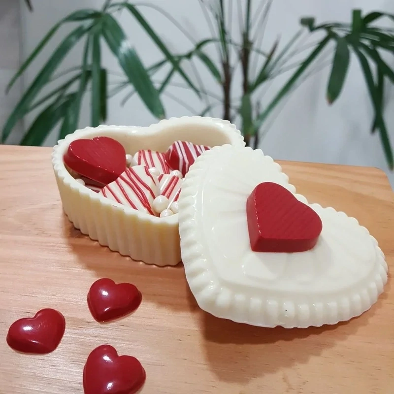 BWB Jewelry Heart Chest 3 Part Mold