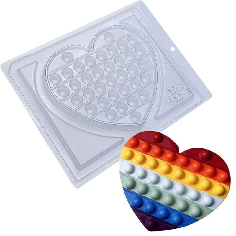 BWB Pop It Big Heart 3 Part Mold
