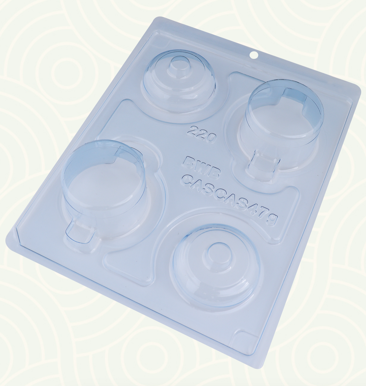 BWB Small Pot  W/Lid  2 Cavities 3 Part Mold