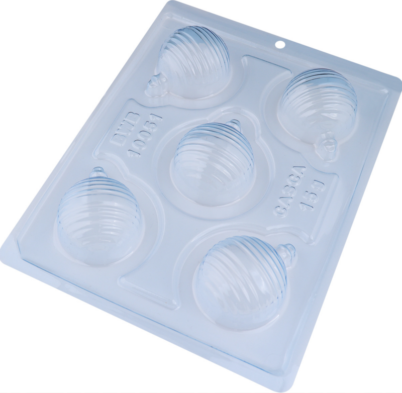 BWB Ornament 5 Cavities  3 Part Mold