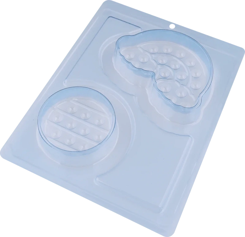 BWB Pop It Rainbow 3 Part Mold