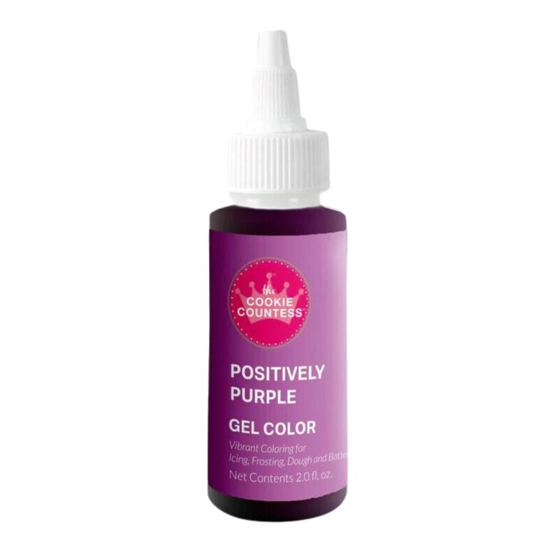 Cookie Countess Gel Color Positively Purple 2oz