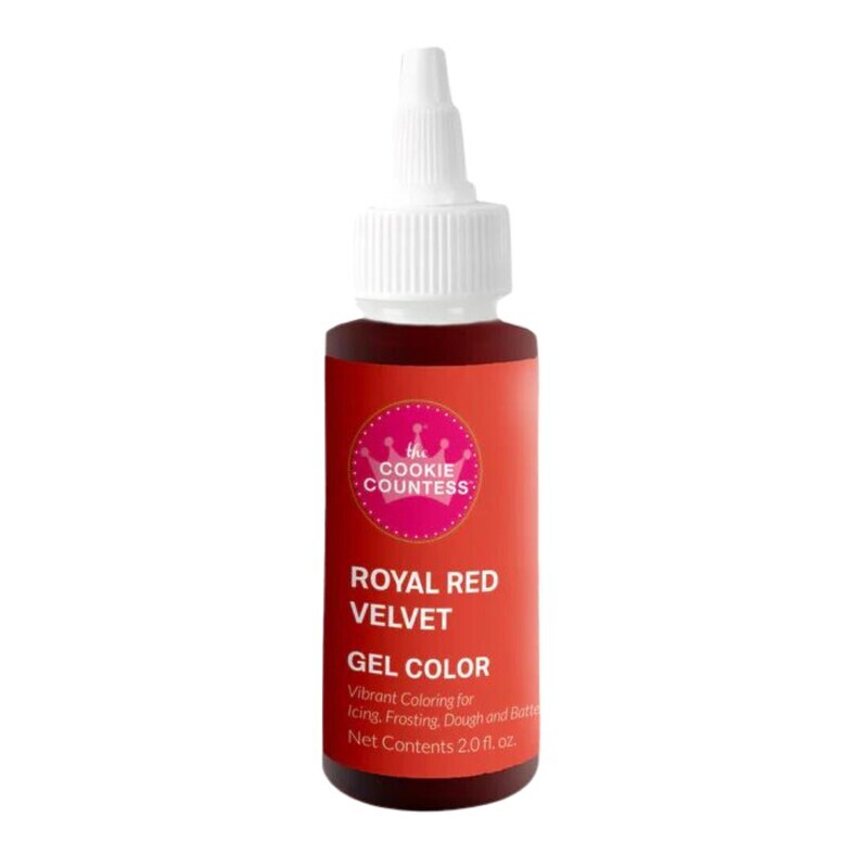 Cookie Countess Gel Color Royal Red Velvet 2oz
