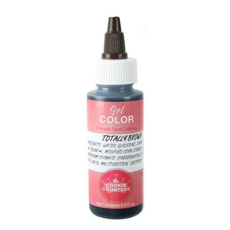 Cookie Countess Gel Color Totally Brown 2oz