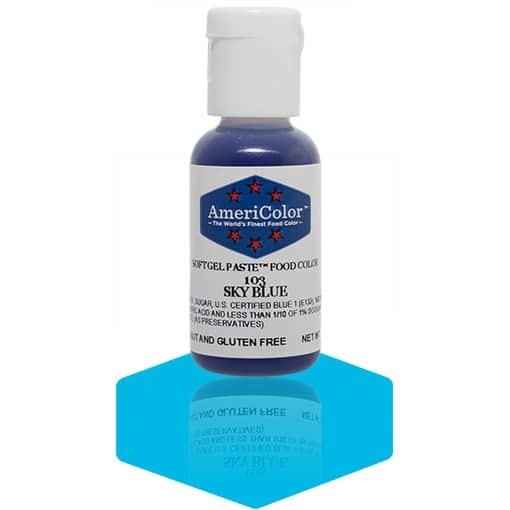 Americolor Gel Food Color Sky Blue .75oz
