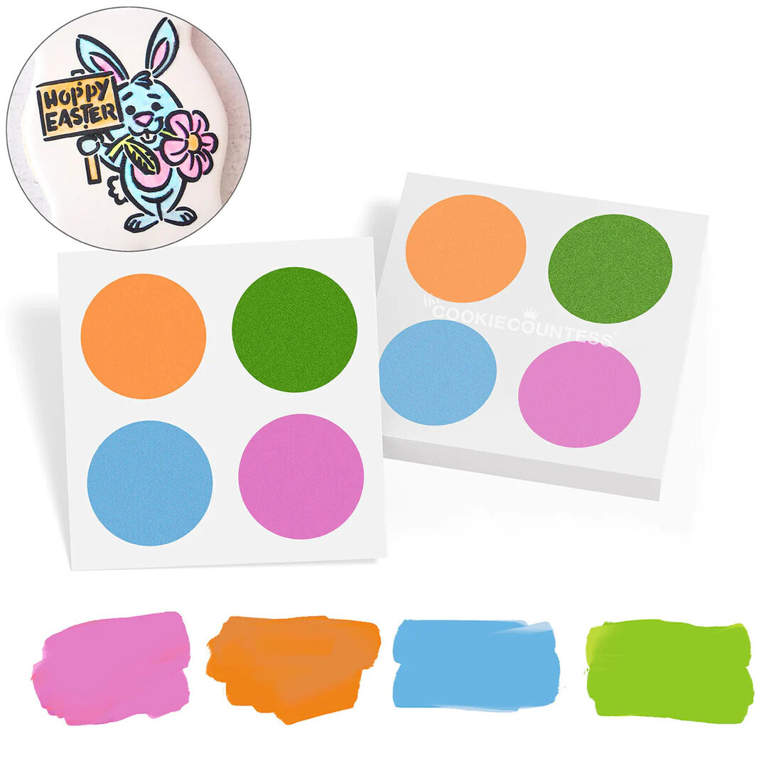 Cookie Countess PYO Paint Palettes Pastel