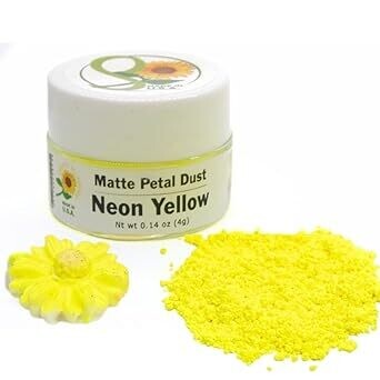 Sunflower Sugar Art Neon Yellow Matte Petal Dust 4gr