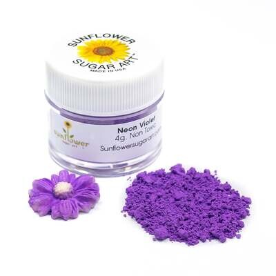 Sunflower Sugar Art Neon Purple Petal Dust 4gr