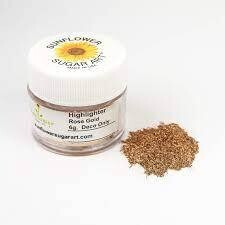 Sunflower Sugar Art Highlighter Dust Rose Gold 5gr