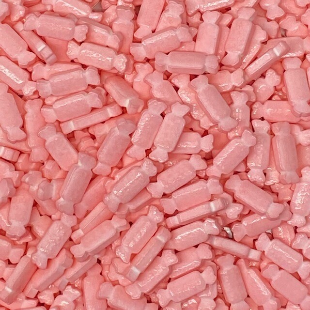 GD  Wrapped Candy Pink Shaped Candy  3 oz.