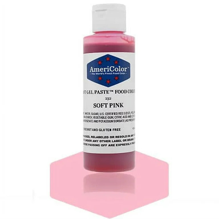 Americolor Gel Food Color Soft Pink 4.5oz