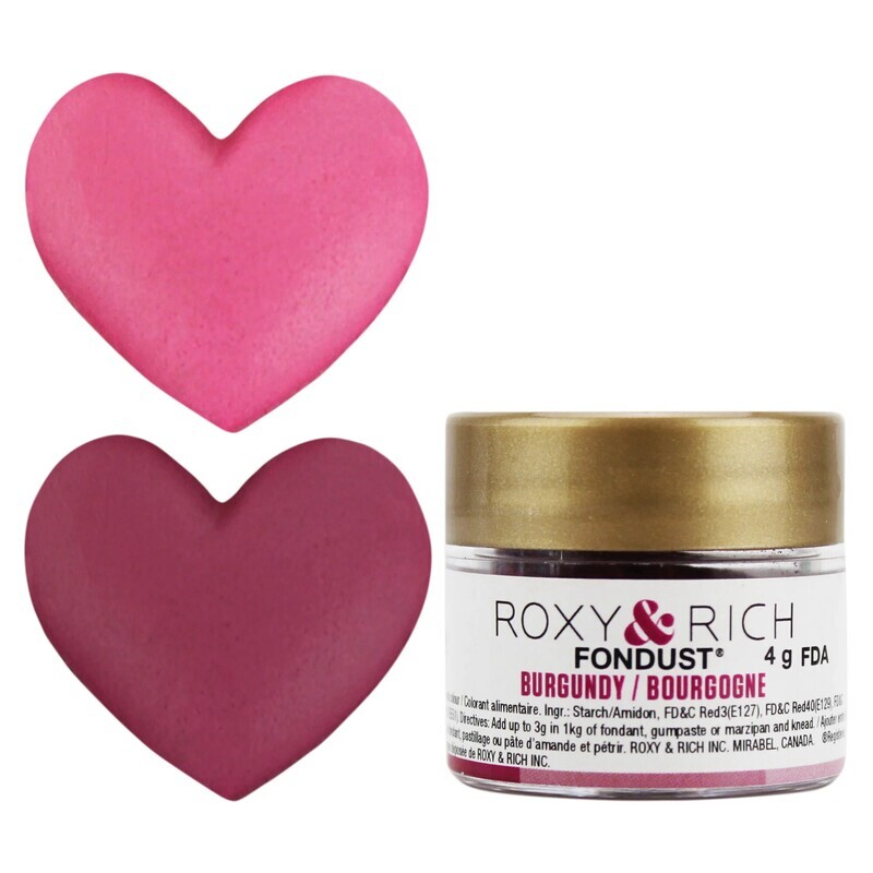 R &amp; R Fondust Burgundy 4g