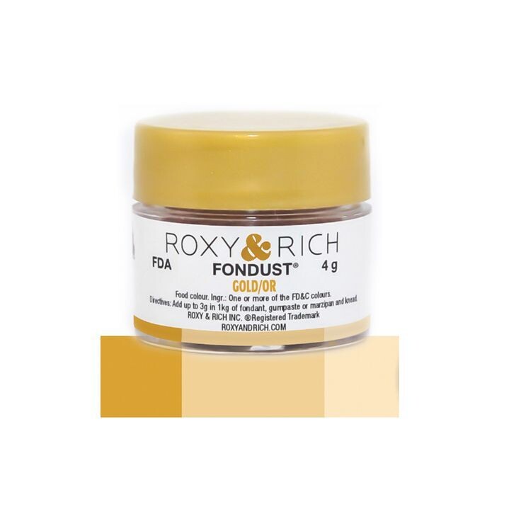 R &amp; R Fondust Gold 4g