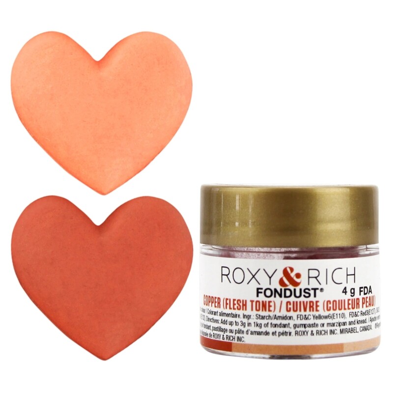 R &amp; R Fondust Copper (Fleshtone) 4g